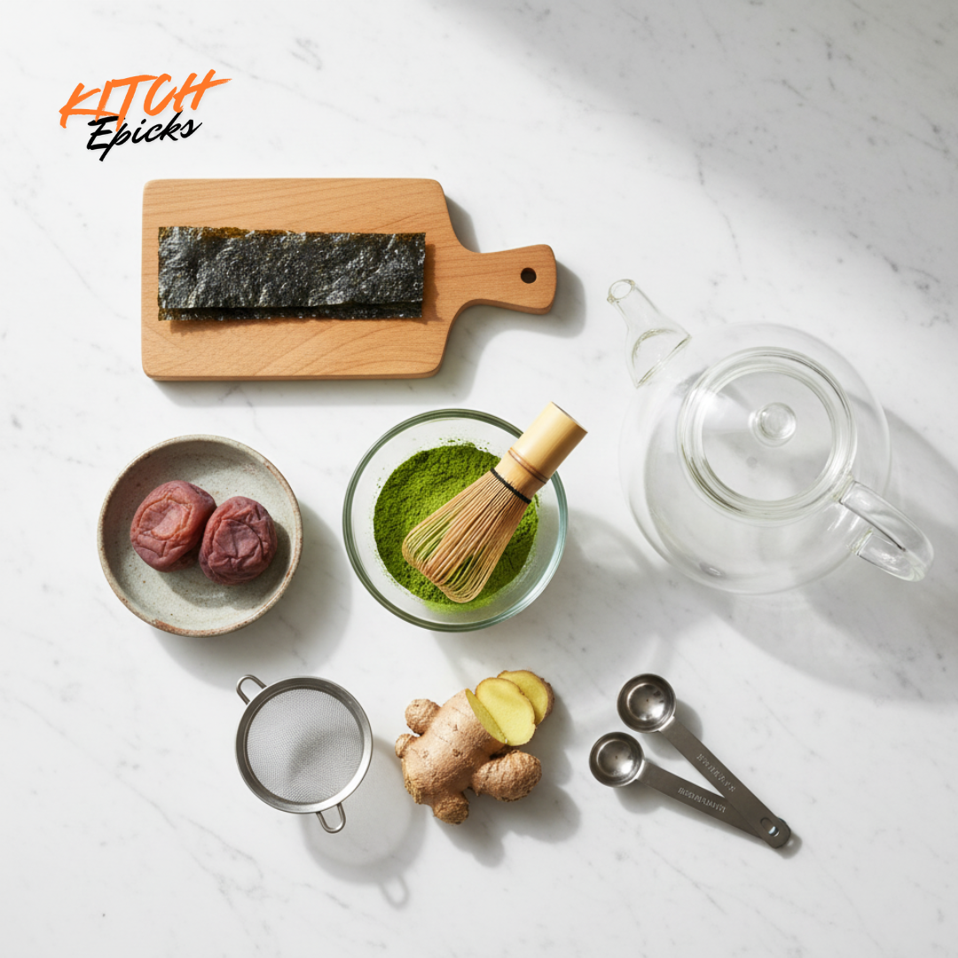 Japanese-Mounjaro-Recipe-ingredients-including-matcha-powder