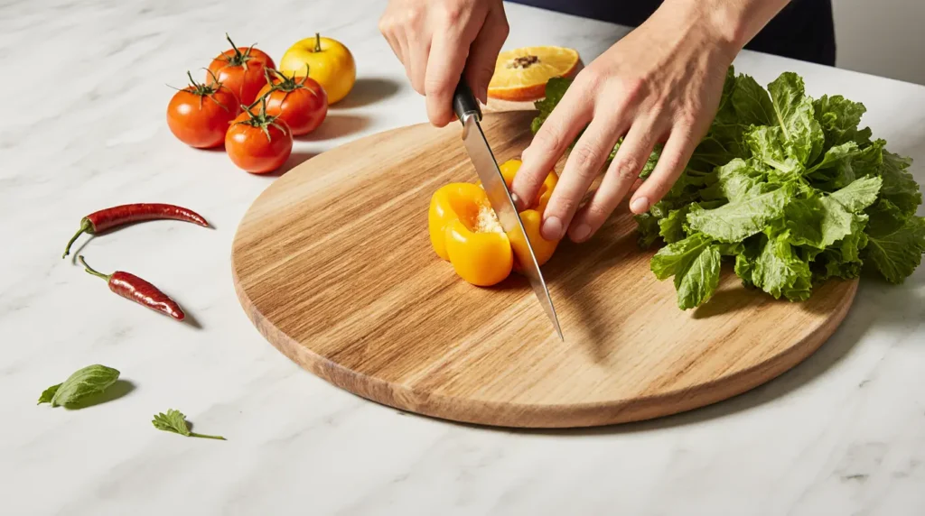High-Quality Acacia Wood Cutting Board for Cooking