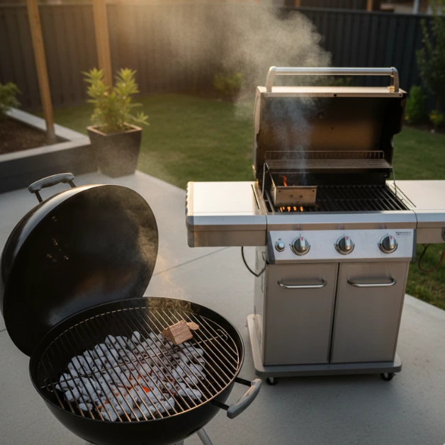 Finishing Sous Vide Ribeye on the Grill- Step 2 Grill Setup – Gas and Charcoal Finishing Sous Vide Ribeye on the Grill- Step 2 Grill Setup – Gas and Charcoal