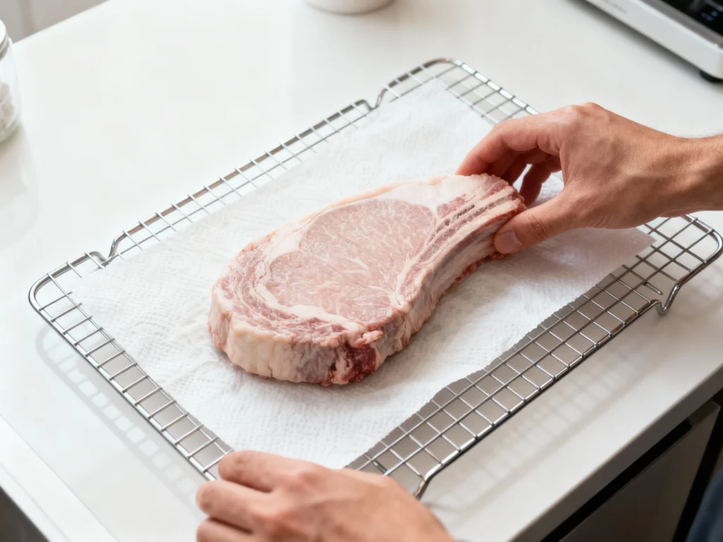Finishing Sous Vide Ribeye on the Stovetop-Dry the steak like a pro Finishing Sous Vide Ribeye on the Stovetop-Dry the steak like a pro