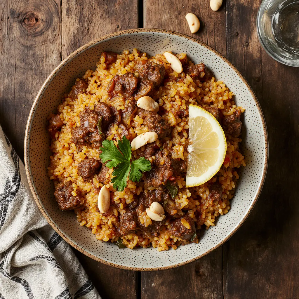 Ground Lamb and Rice Recipe