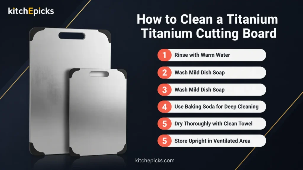 How to Clean a Titanium Cutting Board Guide