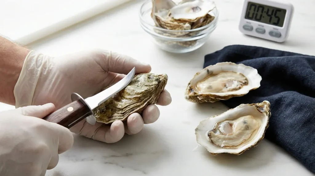 large oyster test knife performance