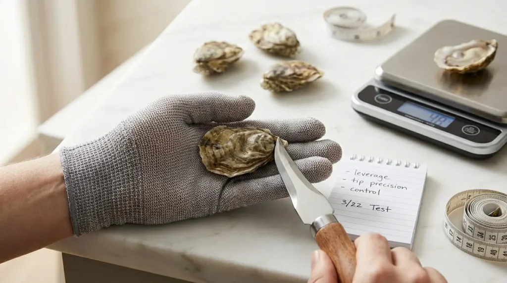 small oyster test methodology