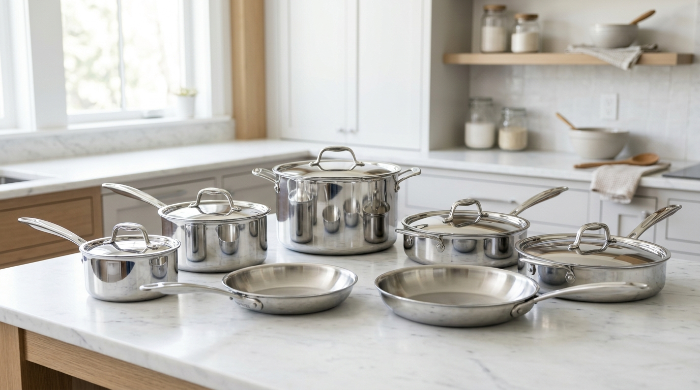 The 7 Best 18/0 Stainless Steel Cookware Sets of 2026