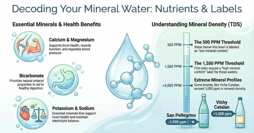 What Minerals Are in Mineral Water?