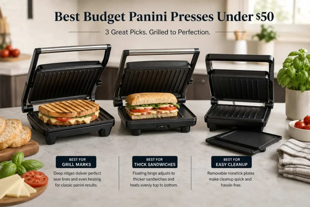 Best Panini Presses Under $50