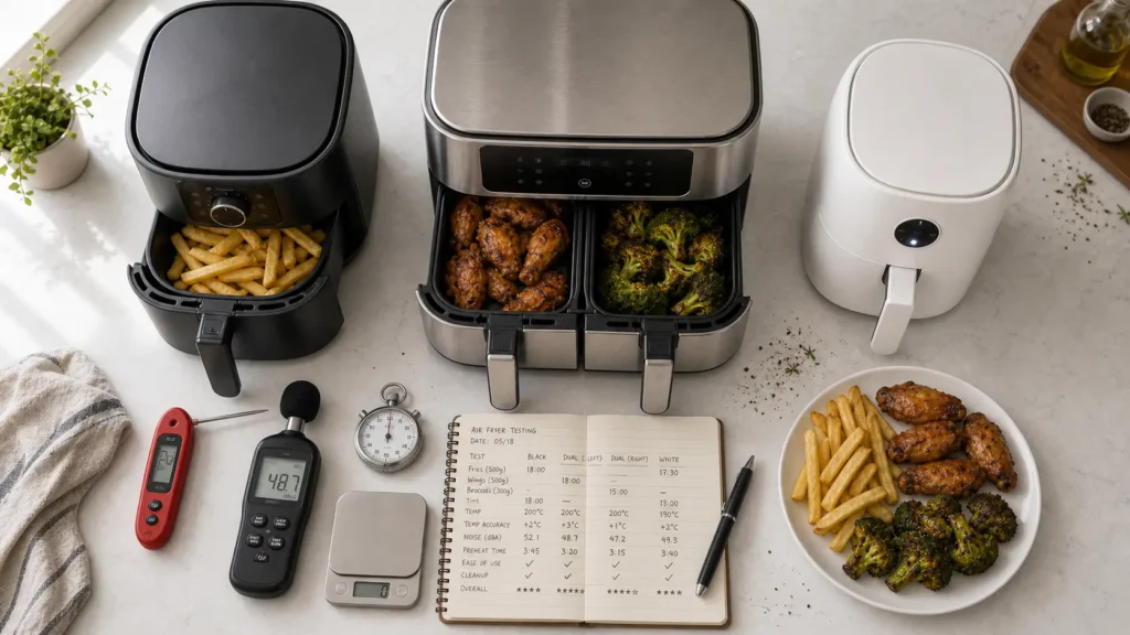 Best Air Fryers of 2026 tested and reviewed How We Tested the Best Air Fryers of 2026