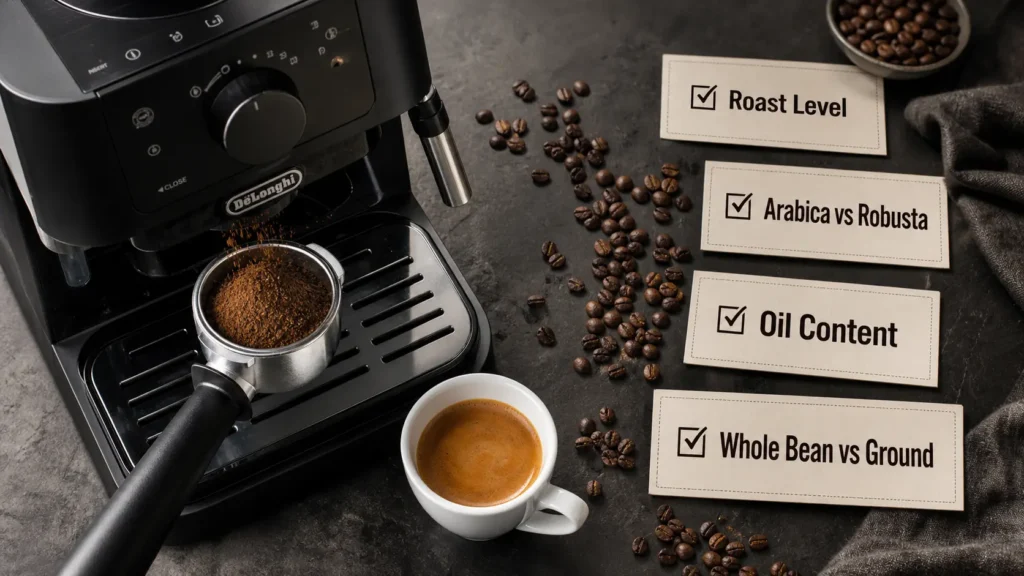 What to Look for in Coffee for DeLonghi Machines - kitchepicks