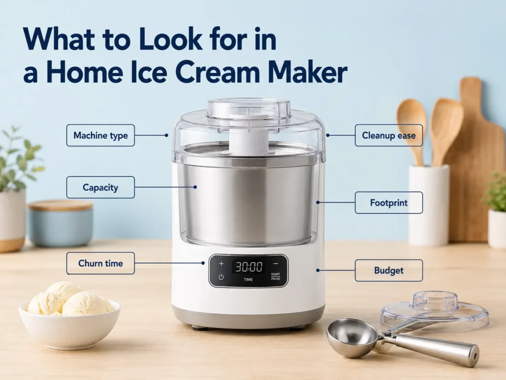 What to Look for in a Home Ice Cream Maker